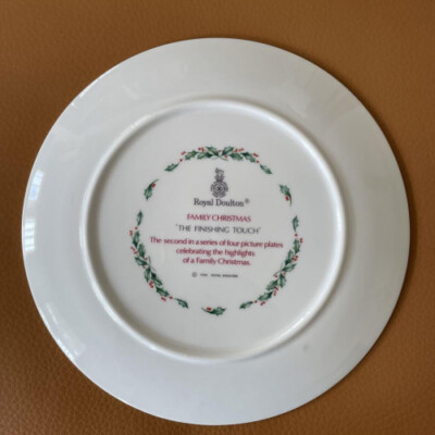 Royal Doulton Christmas Plates 1989-1992 Set of 4 | eBay