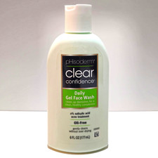 pHisoderm - Daily Gel Face Wash - 2 Salicylic Acid for Acne - 6oz