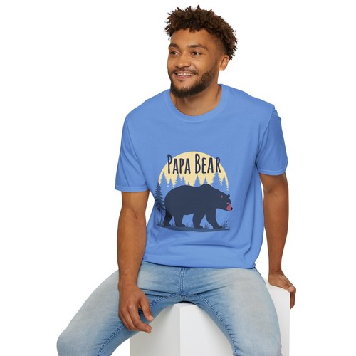 Papa Bär rustikal T-Shirt, perfekt für Vatertag, Papa, Geschenk - Bild 16 von 24