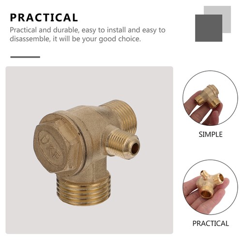 Copper One-way Valve Air Check Compressor Accessories Pipe Pressure - Bild 4 von 11