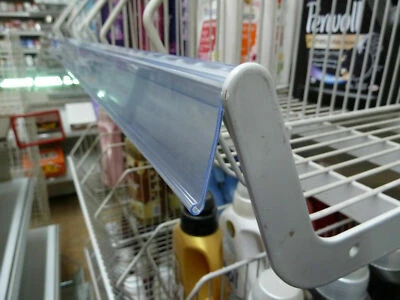 GOEDE24 Preisschiene 10x Gitterkorb 100cm Gitterkörbe Endloskörbe Korb Körbe klar neu