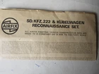 OO HO SD CAR 222 AND KUBELWAGEN AIRFIX 2312 INSTRUCTION SHEET