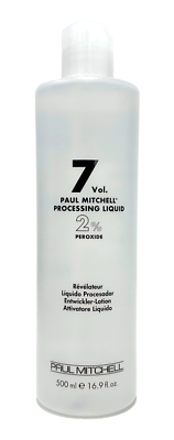 Paul Mitchell 7 Vol. 2% Peroxide Processing Liquid 16.9 oz New 100