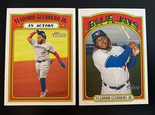 2021 Topps Heritage VLADIMIR GUERRERO JR Lot (x2)! Base #193 & In Action #194