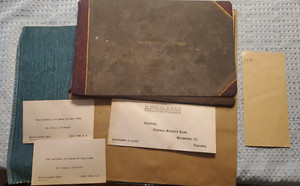 40s Riggs National Bank Washington DC reconciliation Ledger Register Leesburg Va