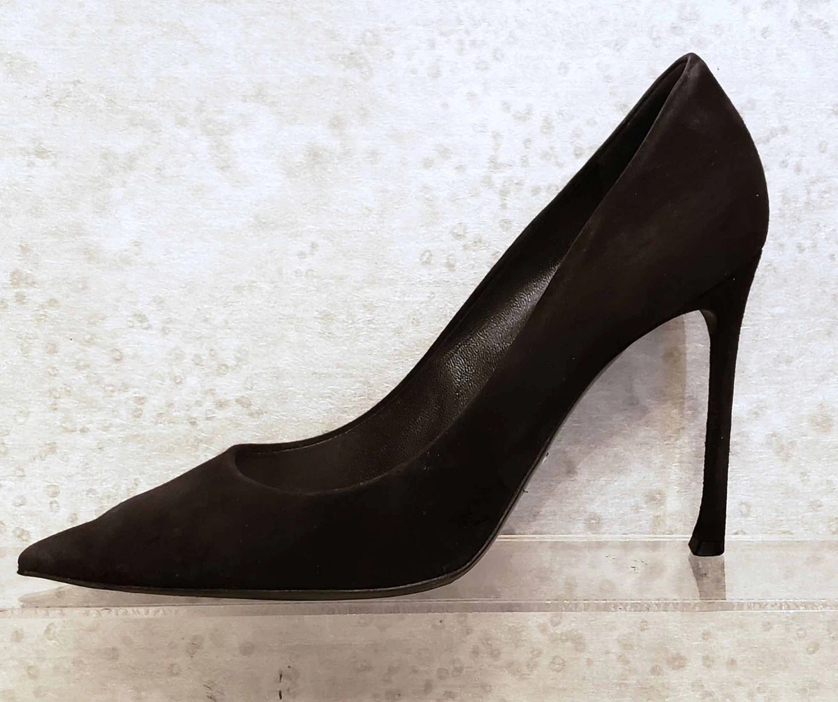 77+ Dior børstet kalveskinn Essence 95 cm Pumps Black 2022 Collection