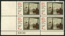 #1433 8c John Sloan, Plate Block [33130 LL] Mint **ANY 5=FREE SHIPPING**
