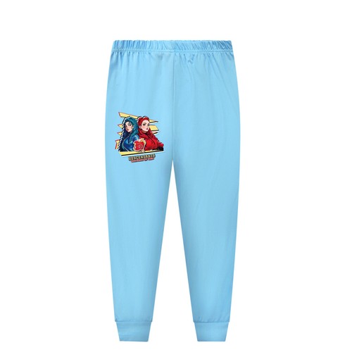 Descendants 4 5-13 Year Old Girls' Pajama Set, Boys' Cartoon Long Sleeve Set - Picture 29 of 30