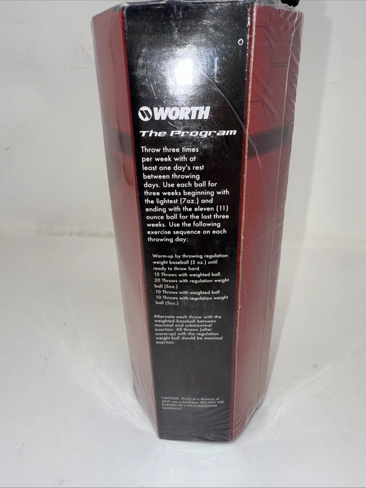 Kit de entrenamiento de béisbol Worth Pitchers 3 - 7, 9 y 11 oz - Nuevo Foto 2 de 2