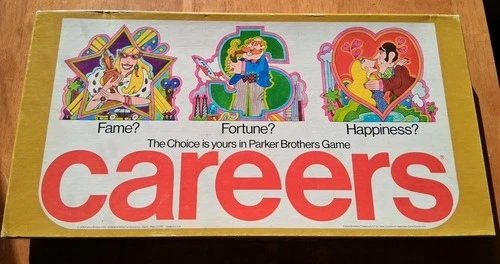 Vintage 1976 Parker Brothers Careers Board Game Complete