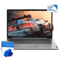 Lenovo Ideapad 1 Student Laptop 14 in, INTEL N4020 4GB RAM UpTo 320GB - Win11Pro