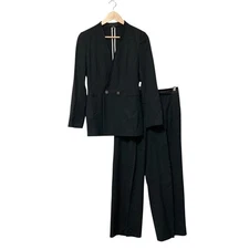 iCB Jacket and Pants Matching Set Size 9 11 Black Women USED