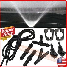 2PCS Windshield Washer Wiper Water Spray Nozzle for Chrysler 300C Jeep Dodge Ram