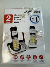 VTech CS5229-2 DECT 6.0 2-Handset Cordless Phone NEW-OPEN BOX-1 charging cord
