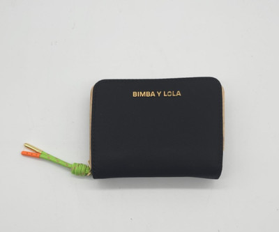 Klappbrieftasche BIMBA Y LOLA Leder in Schwarz