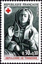 France Yvert Num 1779 Cross Red 1973