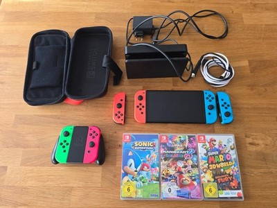 witch Bundle   6 Joy-Con, 3 Spiele, Mario Kart 8, Dock & Tasche