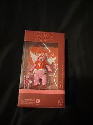 2026 Hasbro Star Wars Black Series Ewok 6'' Action Figure Valentine's Day Edition