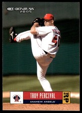 Troy Percival 2005 Donruss #83 Angels MLB READ FREE SHIPPING AutographDen