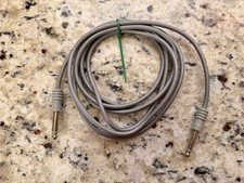 Vintage 60s 70s Fender? coil cord guitar cable black 10ft