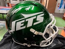 Ahmad Sauce Gardner Signed Jets Speed Authentic Helmet - Beckett W Holo