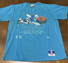 Vintage Nutmeg Mills Charlotte Hornets NBA Shirt 90s Men's XL