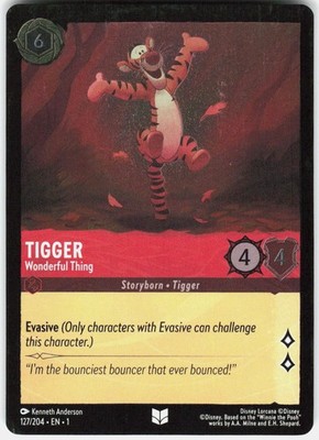 Tigger - Wonderful Thing Uncommon The First Chapter 127/204 NM Cold Foil