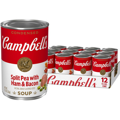 Campbell'S Condensed Split Pea with Ham Soup, 11.5 Ounce (Pack of 12)