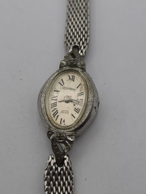 Pennard Lucien Piccard Womens Mechanical Watch Silver Tone FOR PARTS OR REPAIR