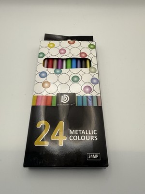 Dededepraise Metallic Color Pencils 24 New Open Box