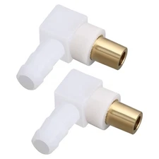 2pcs Carburetor Fuel Fitting Carb Hose Connector Replacement Part 692317 4934...