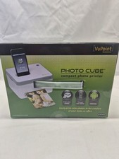VuPoint Solutions Photo Cube Compact Photo Printer IP-P10-VP Apple And Android 