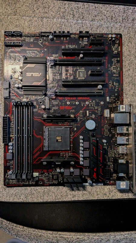 ASUS Prime B350-PLUS Socket AM4 DDR4 ATX Gaming Motherboard With I/O Shield