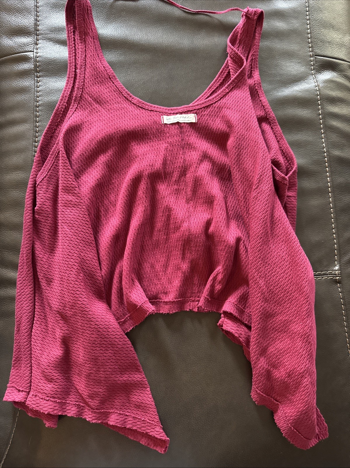 Free People Women’s Large Top Shirt Tank Oversized NWOT