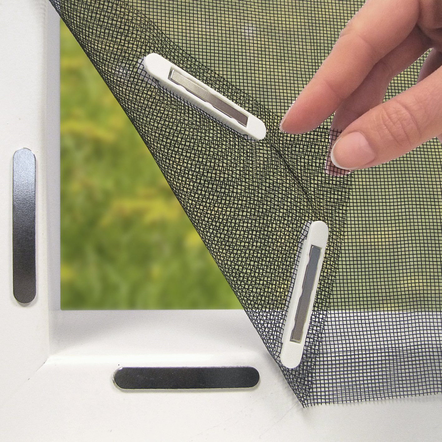Fly Screen for Windows with Magic Click | Mosquito Net Can Be Individually Cut t
