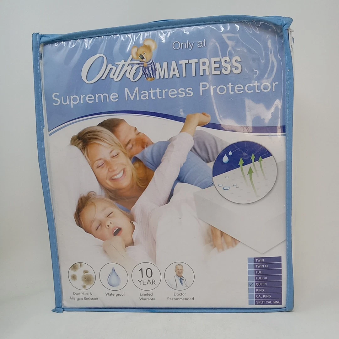 Ortho Mattress-Supreme Mattress Protector For Queen New In Sealed Bag Retail Bag