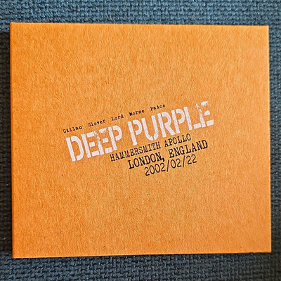 Deep Purple   Hammersmith Apollo London 2002/02/22 2CD earMUSIC 2021