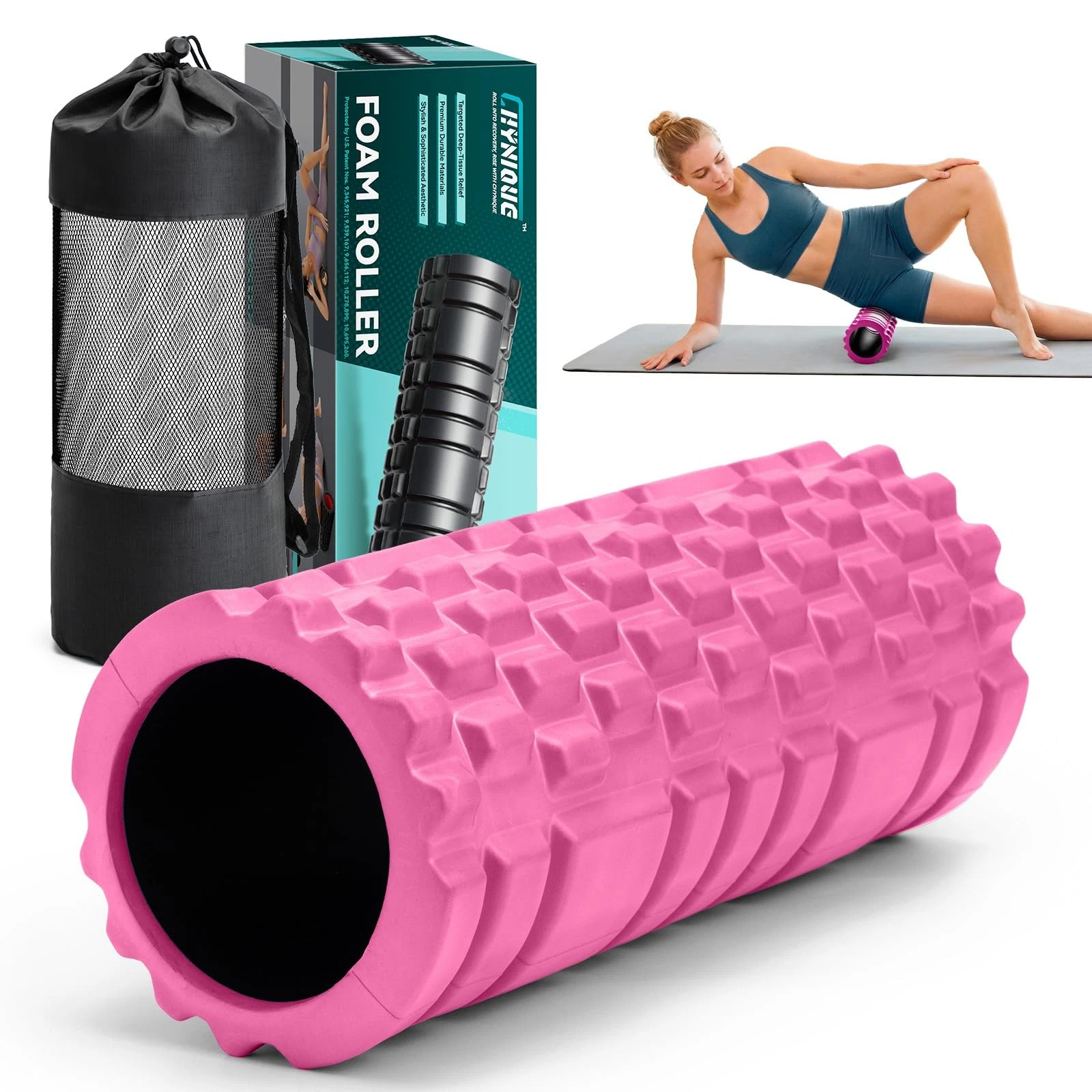Foam Roller - 13'' Multi-Density Massage Roller for Deep Tissue & Muscle Reco...