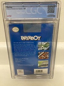Paperboy Rare NES Sealed Blue Box Cgc 8,Graded Oval Seal Nintendo Wata Vga PSA