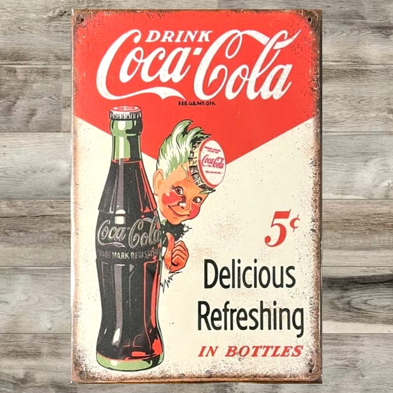 Coke Coca-Cola 8 x 12 Novelty Metal Sign Shrink-wrapped New!