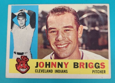 #ad #ad 1960 Topps #376 Johnny Briggs Cleveland Indians BASEBALL Card 3C $5.49
