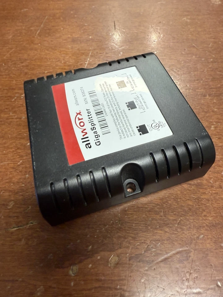 Allworx Giga Splitter 938274 Power Over Ethernet POE Tested VGUC - Image 4 of 4