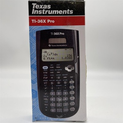 Texas Instruments TI-36X PRO Schulrechner (4-zeilig), nur mit französischer Anle