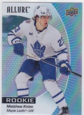 2023/24 ALLURE..MATTHEW KNIES..ROOKIE..# 133..MAPLE LEAFS..FREE COMBINED SHIP