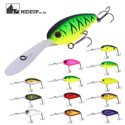 Hideup HU-400 Wobbler Crankbait Japan Kunstköder 56mm 17,5g Tiefläufer 4m Köder
