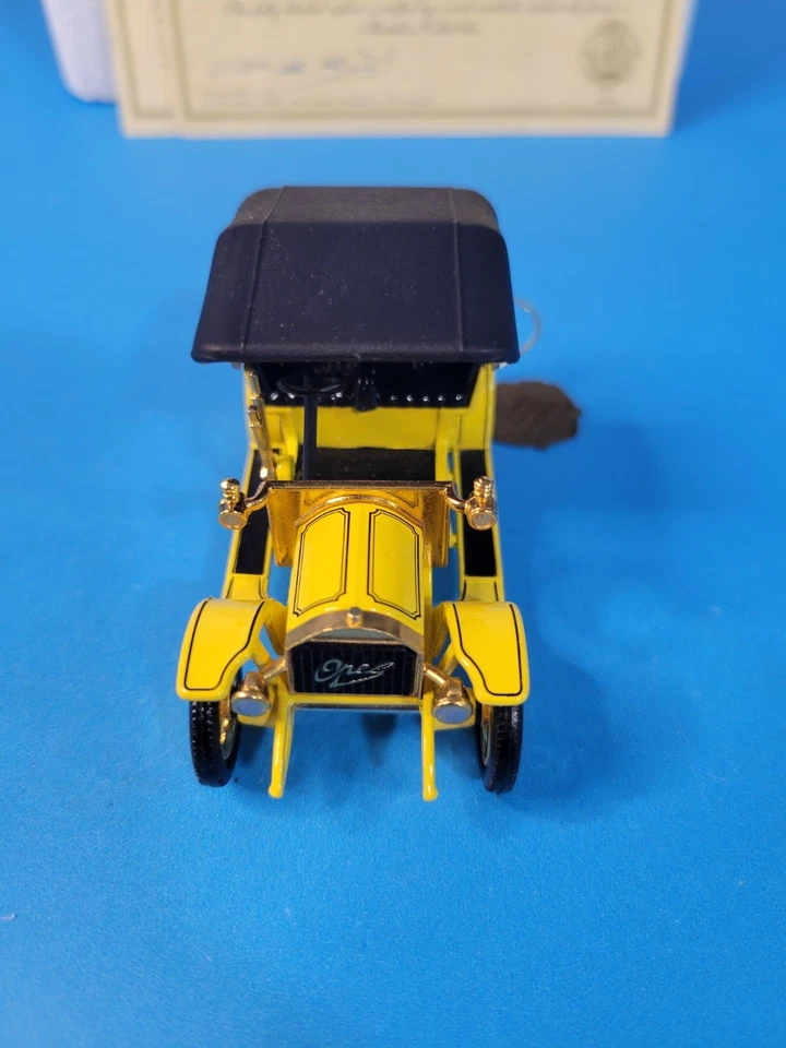 Matchbox Yesteryear - YMS03-M 1909 Opel Coupe Yellow Diecast Model Car - Image 4 of 4