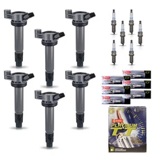 6X Ignition Coil & 6X Denso Platinum Spark Plug fit 04-06 Lexus RX330 V6 3.3L