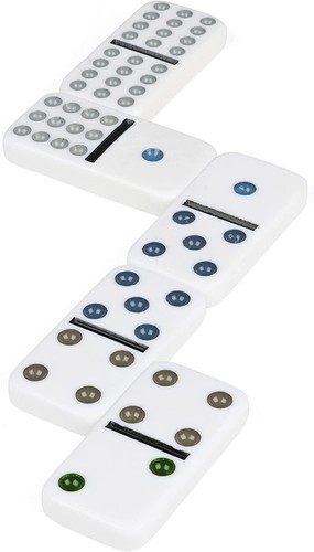 Cardinal Classics Double-Twelve Dominoes with Mexican Train in Tin ASM6061196 - Picture 2 of 6