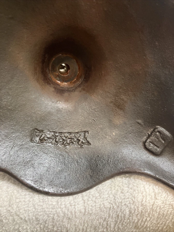 Antique Cast Iron 11” Terrestrial World Globe Base Stand Only George F Cram & Co - Image 4 of 4