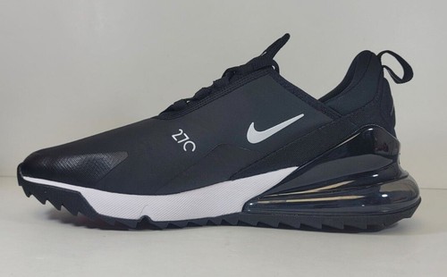 Nike Air Max 270 Golf Shoes Black White Panda Men's Sizes 8-14 CK6483-001 New - Picture 3 of 9
